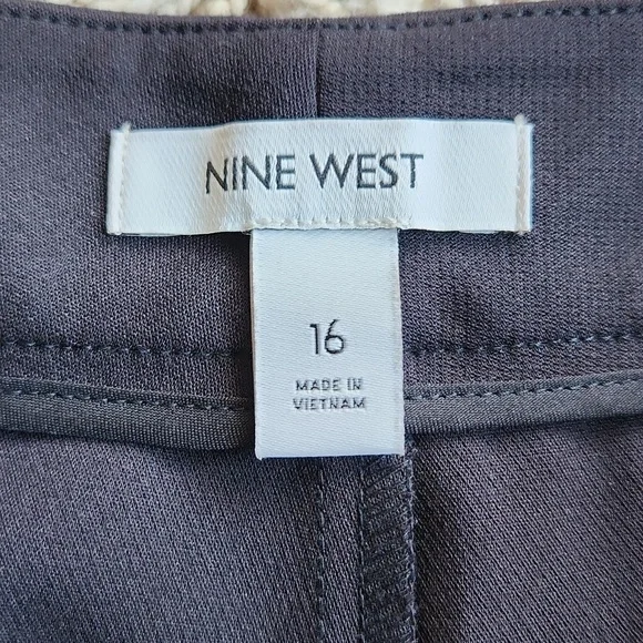 NWT Nine West Stylish Black Dress Pants Size 16 - Picture 2 of 7